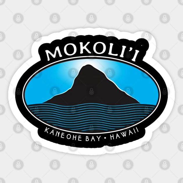 Mokoli'i Chinaman's Hat Hawaii Sticker by badtuna